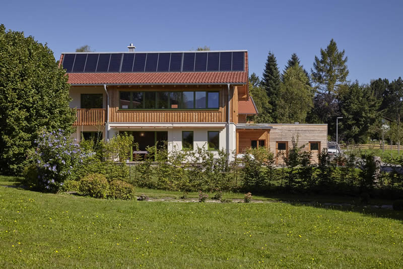 Ein Haus aus natürlichen, baubiologisch einwandfreien Materialien