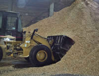 Holzpellets Bagger