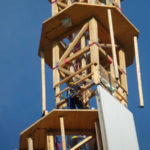 Timber Tower Windkraftturm aus Holz
