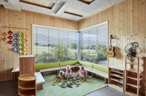 Gesunder Wohnraum aus Vollholz für die Kleinsten.