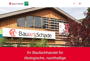 Webseite Bauart Schade GmbH
