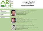 Webseite ARGE Baubologie