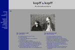Webseite kopff & kopff  Architekten GbR