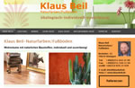 Webseite Klaus Beil  Naturfarben/Fußböden