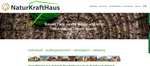 Webseite NaturKraftHaus | Vollwert Holzbau GmbH